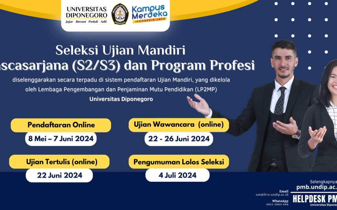 Pendaftaran Program Magister Ilmu Gizi FK Undip Gelombang 2 Semester ...