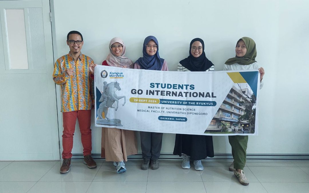 Dua Mahasiswa Magister Ilmu Gizi Ikuti Program Penelitian dan Student Exchange di University of the Ryukyus Jepang