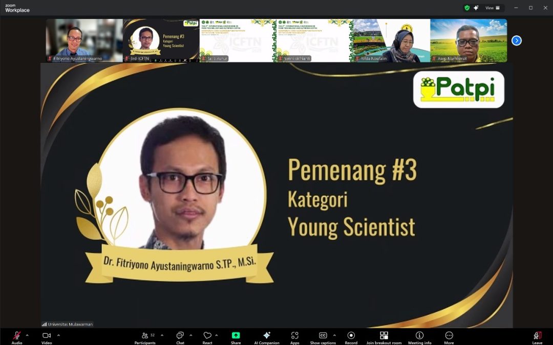 Dosen Departemen Ilmu Gizi FK Undip Raih Penghargaan Young Scientist PATPI 2025