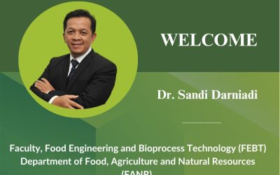 Department of Nutrition Postdoctoral Fellow, Dr. Sandi Darniadi, Appointed as Assistant Professor at the Asian Institute of Technology, Thailand